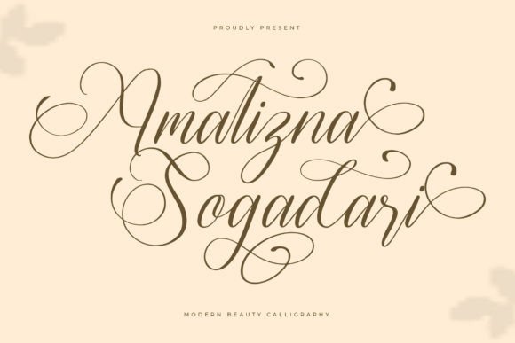 Amatizna Sogadari: A Dazzling Script Font for Elegant Branding