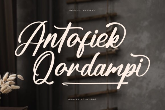 Antofiek Qordampi: A Premium Script Font for Bold Campaign Design