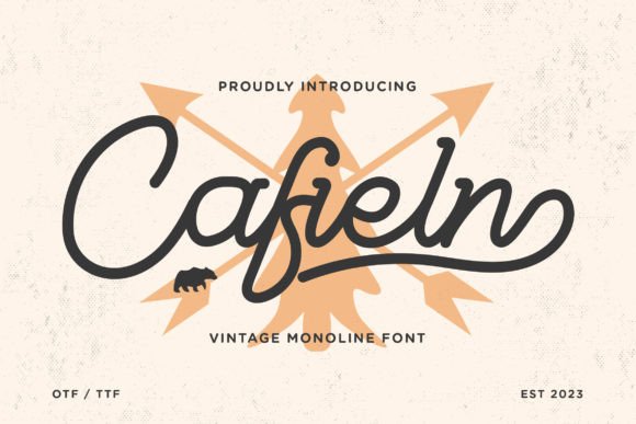 Cafieln: The Vintage Script Typeface for Clearer Campaign Messaging