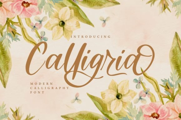 Calligria: Elevate Your Brand Identity With This Elegant Script Typeface