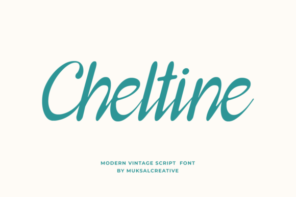 Cheltine: The Modern Vintage Script Font for Handmade Brands