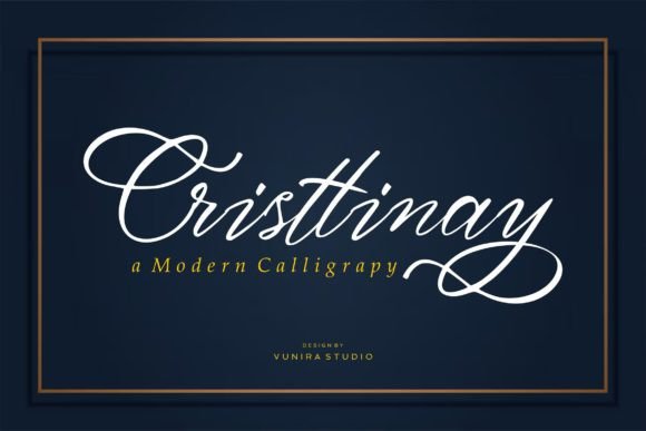 Christtinay: A Charming Script Typeface for Elegant Branding