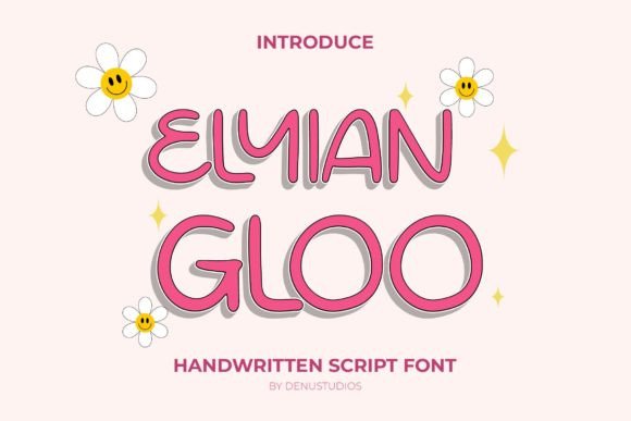 Elyian Gloo: A Handwritten Typeface for Editorial Design