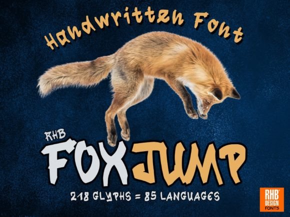 Foxjump Typeface: A Bold Script Amp for Distinctive Brand Identity