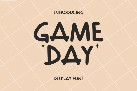 Game Day Typeface: A Playful Handwritten Font for Creative Projects
