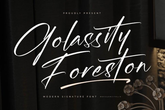 Golassity Foreston: A Premium Script Typeface for Elegant Web Design
