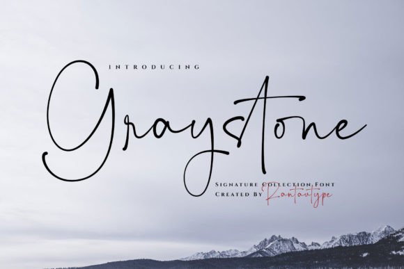 Graystone Typeface: Elevating Campaign Visuals with Elegant Script Design
