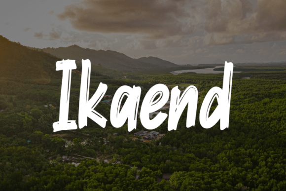Ikaend: The Modern Script Font for Distinctive Brand Identity