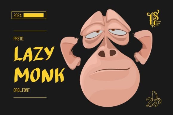 Lazy Monk: A Handwritten Font for Relaxed Editorial Design