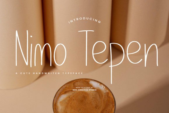 Nimo Tepen: A Handwritten Typeface for Editorial Warmth