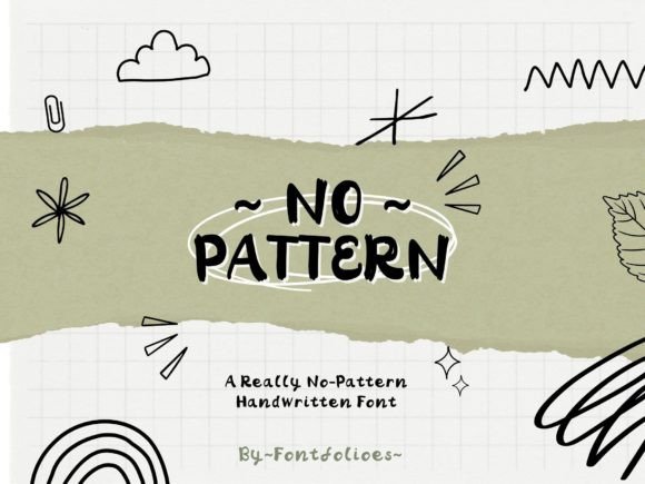 No-Pattern Typeface Review: A Friendly Handwritten Font for Small Business Branding