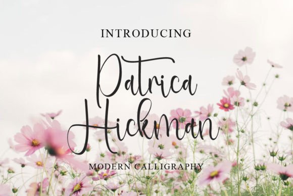 Patrica Hickman: A Script Font for Editorial Elegance