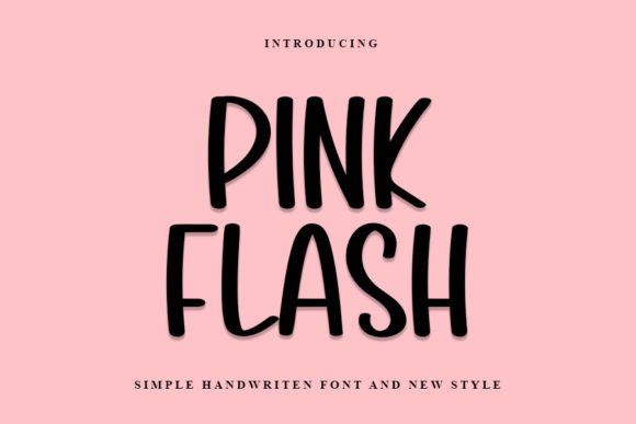 Pink Flash: A Playful Handwritten Font for Engaging Social Campaigns