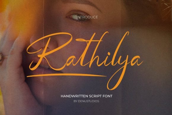 Rathilya: Elevating Editorial Design with Graceful Script Typography