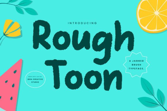 Rough Toon: A Bold Display Typeface for Editorial Impact