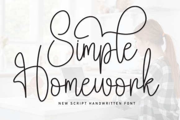 Simple Homework: A Handwritten Typeface for Editorial Design