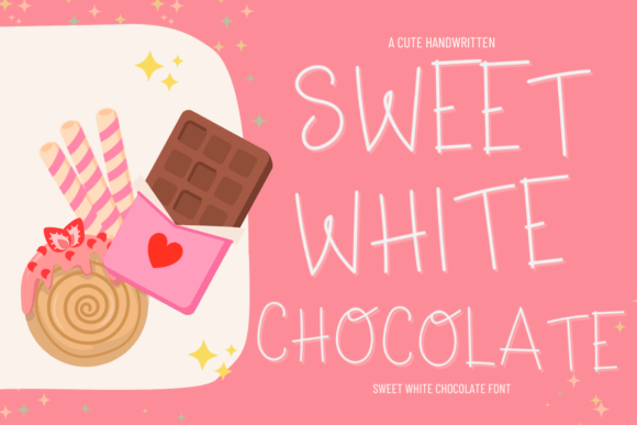 Sweet White Chocolate: The Perfect Handwritten Typeface for Editorial Design
