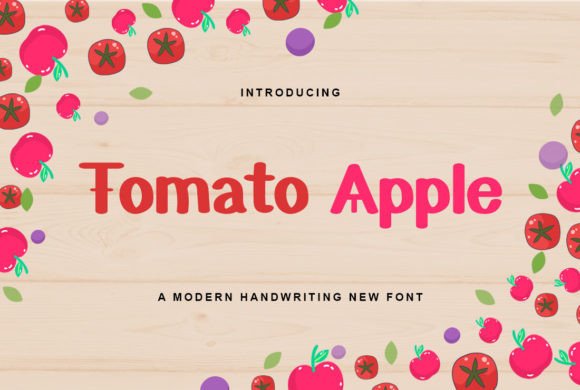 Tomato Apple Typeface Review: A Sweet Script for Campaign Visuals