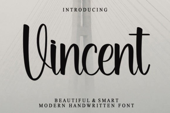 Vincent: A Magical Script Font for Elegant Handmade Products